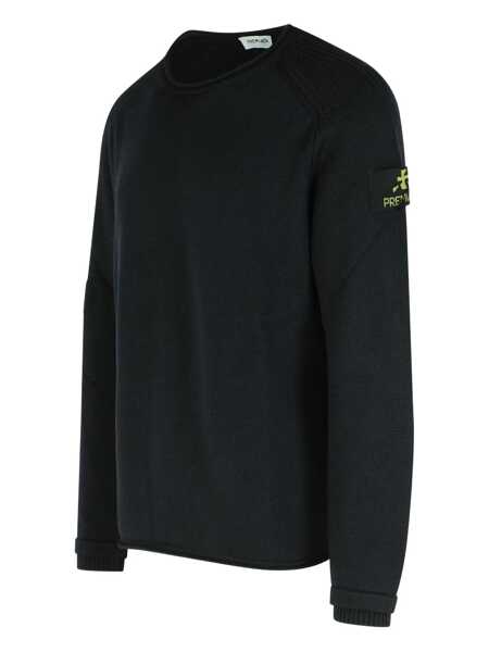 Pulovere Premiata Premiata Black Crewneck Sweater Black Barbati (BM 18965736) 3