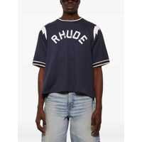 Imbracaminte RHUDE pentru Barbati - Topuri RHUDE Rhude T-Shirts And Polos BLUE Barbati (BM 18965823) - B-mall.ro