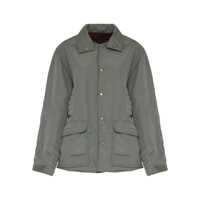 Geci Maison Margiela Olive Green Quilted Jacket Femei