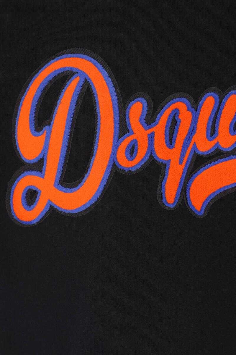 Topuri DSQUARED2 DSQUARED2 T-Shirts And Polos Black Barbati (BM 18966078) 3