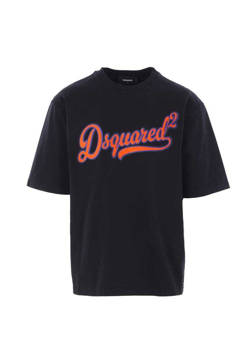 Topuri DSQUARED2 DSQUARED2 T-Shirts And Polos Black Barbati (BM 18966078) 1