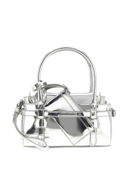 Genti de mana DSQUARED2 DSQUARED2 Twin Mini Handbag SILVER Femei (BM 18966120) 3