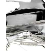 Genti de mana DSQUARED2 Dama - Genti de mana DSQUARED2 DSQUARED2 Twin Mini Handbag SILVER Femei (BM 18966120) - B-mall.ro