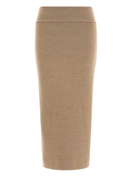 Fuste JACQUEMUS Beige Skirt With Pencil Desgin In Wool Woman Beige Femei (BM 18966195) 1