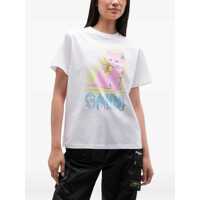 Topuri Dama pagina 64 - Topuri Ganni Ganni T-Shirts BRIGHT WHITE Femei (BM 18966387) - B-mall.ro