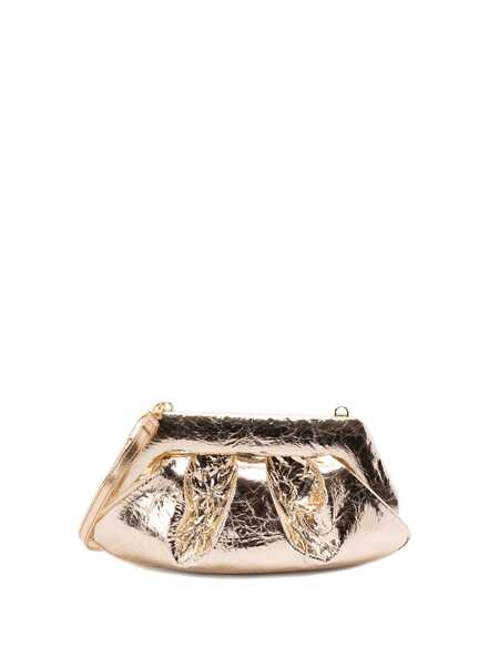 Genti mini THEMOIR Themoir Gold Leather Emera Clutch Gold Femei (BM 18966483) 2
