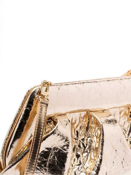 Genti mini THEMOIR Themoir Gold Leather Emera Clutch Gold Femei (BM 18966483) 3