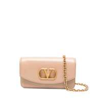 Genti mini Valentino Garavani Vain Small Leather Clutch Femei
