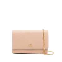 Portofele Valentino Garavani Vlogo Signature Leather Wallet On Chain Femei