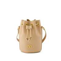 Genti mini Valentino Garavani Vlogo Signature Mini Leather Bucket Bag Femei