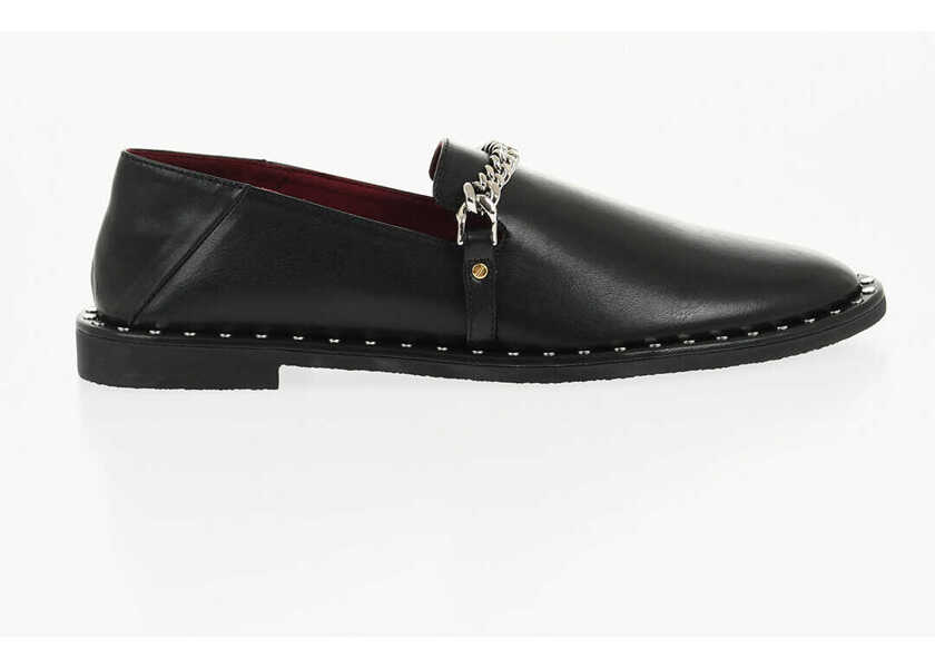 Mocasini Stella McCartney Eco-Leather Falabella Loafers With Studs Black Femei (BM 18967447) 3