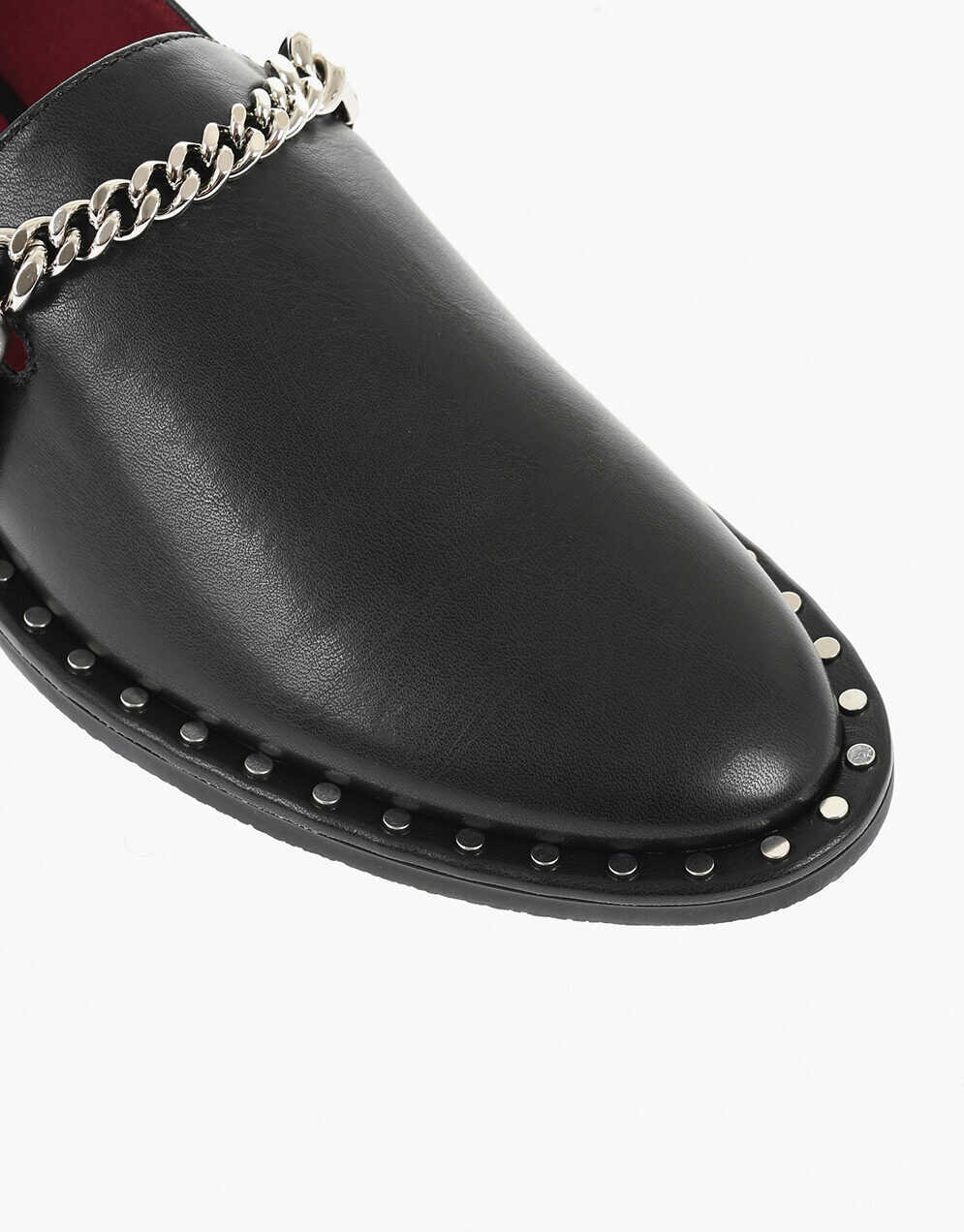 Mocasini Stella McCartney Eco-Leather Falabella Loafers With Studs Black Femei (BM 18967447) 4