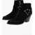 SONORA Suede Jalapeno Western Booties 7Cm Black