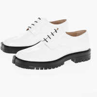 Pantofi Oxford Mm22 Leather Tabi Derby Shoes With Contrasting Sole Barbati