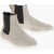 Moorer Suede Cesar Chelsea Booties With Desert Boot Design Beige