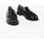 MACH & MACH Leather Sirene Penny Loafers With Beads Black