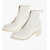 GUIDI Leather Booties With Front Zip 5Cm White