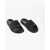 Alexander McQueen Rubber Sliders With Embossed Logo Black