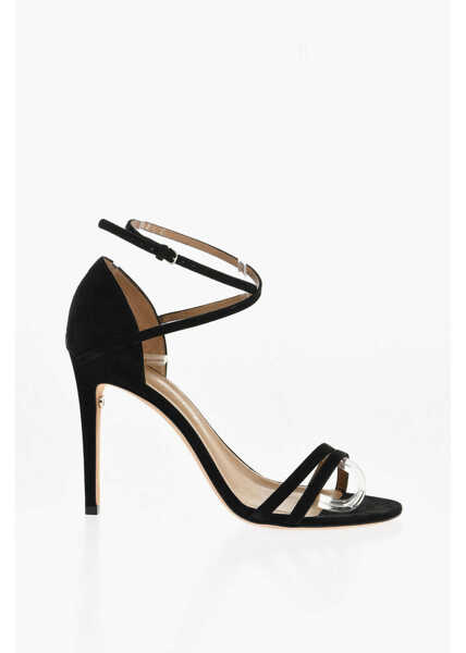 Sandale cu toc Salvatore Ferragamo Suede Ines Sandals With Stiletto Heel 10.5Cm Black Femei (BM 18967537) 3
