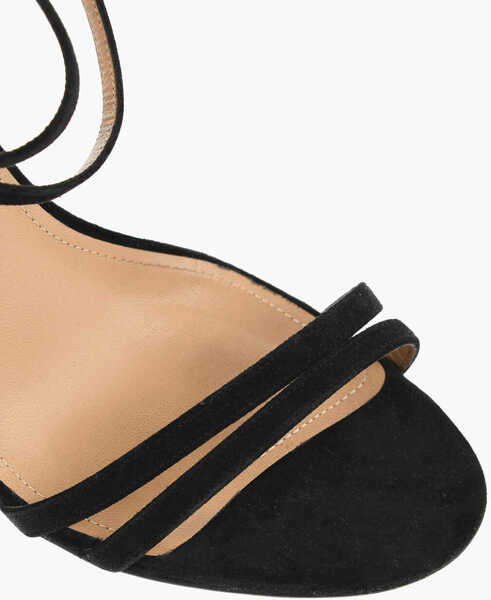 Sandale cu toc Salvatore Ferragamo Suede Ines Sandals With Stiletto Heel 10.5Cm Black Femei (BM 18967537) 4