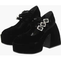 Pantofi stiletto Velour Marietta Mary Jane Pumps 12Cm Femei