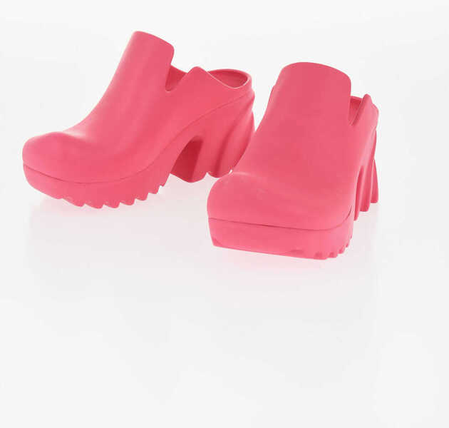 Saboti Bottega Veneta Rubber Flash Mules 7Cm Pink Femei (BM 18967543) 1