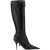 Balenciaga Brushed Leather Cagole Boots With Studs And Zips 10Cm Black