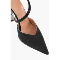 Pantofi stiletto Dama - Pantofi stiletto DACCORI Satin Arya Pumps With Rhinestoned Spool Heel 9Cm Black Femei (BM 18967654) - B-mall.ro