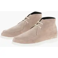 Ghete Suede Bruschi Desert Booties With Rubber Sole Barbati