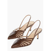 Pantofi stiletto Lizard Embossed Leather Slingbacks 6Cm Femei