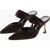 Manolo Blahnik Suede Brontiamusa Mules With Spool Heel 7Cm Brown