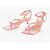 Bottega Veneta Leather Lounge Thong Sandals With Ankle Strap 4Cm Pink