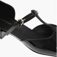 Balerini casual Dama - Balerini casual Salvatore Ferragamo Patent Leather Linette T-Bar Ballet Flats Black Femei (BM 18967690) - B-mall.ro