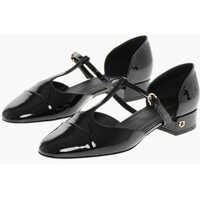 Balerini casual Patent Leather Linette T-Bar Ballet Flats Femei
