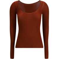 Topuri Ribbed fitted Top Femei