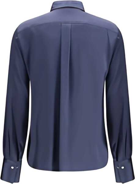 Camasi casual Brunello Cucinelli Silk Shirt BLU FREDDO Femei (BM 18967828) 3