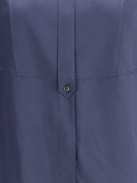 Camasi casual Brunello Cucinelli Silk Shirt BLU FREDDO Femei (BM 18967828) 4
