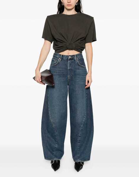 Blugi AGOLDE Twist Jeans color Nexus NEXUS DK TINTED IND Femei (BM 18967831) 2