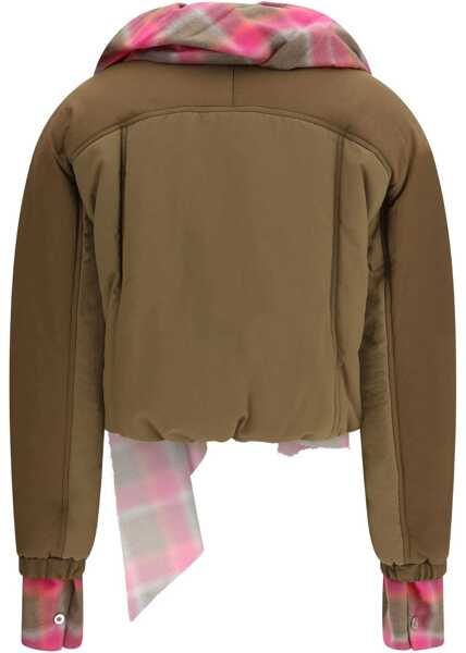 Jachete MARBELL Maxi-scarf Puffer Jacket MEDAL BRONZE PC Femei (BM 18967849) 3