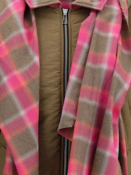 Jachete MARBELL Maxi-scarf Puffer Jacket MEDAL BRONZE PC Femei (BM 18967849) 4