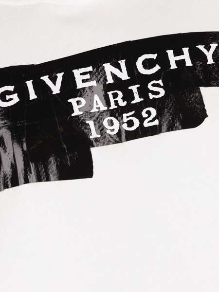 Bluze de trening Givenchy Gauzy fabric Hoodie with givenchy tape WHITE Femei (BM 18967858) 3