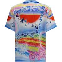 Camasi casual Dama - Camasi casual Casablanca Teacher Butterfly Landscape short sleeves Shirt BUTTERFLY MOUNTAIN Femei (BM 18967864) - B-mall.ro