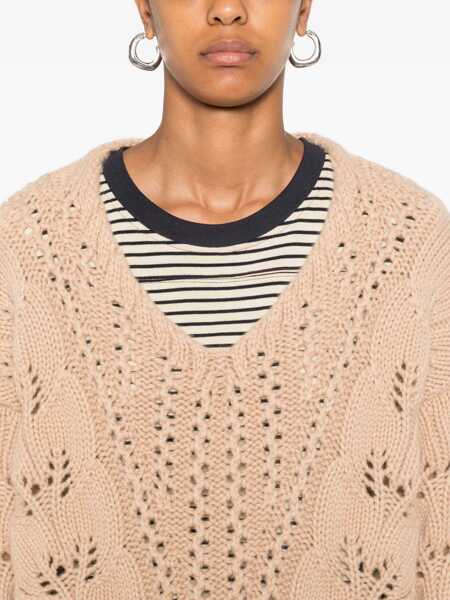 Pulovere Ermanno Scervino Perforated cashmere Sweater 51213 Femei (BM 18967882) 5