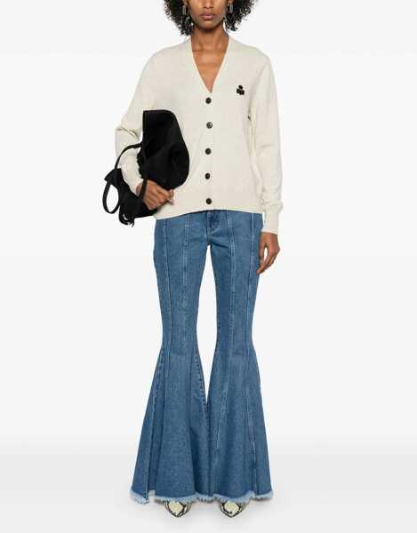 Cardigane ISABEL MARANT ETOILE Karina Cardigan LIGHT GREY Femei (BM 18967891) 2