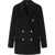Versace Wool and cachemire Double-breasted Coat BLACK