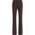 AVENUE MONTAIGNE Flare stretchy Pants BROWN