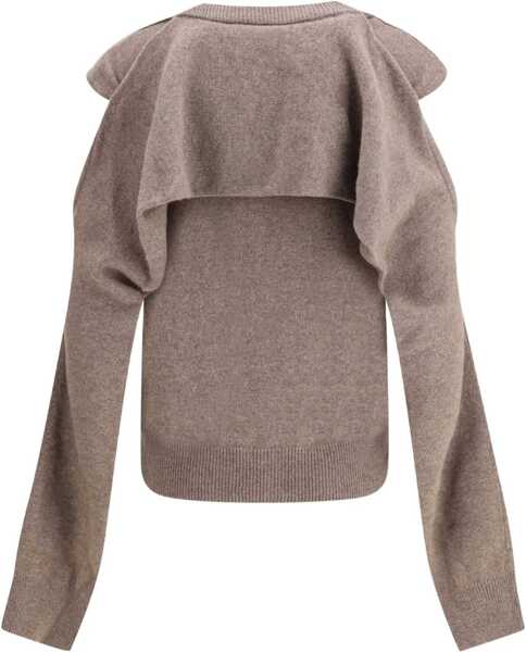 Cardigane ALAINPAUL Cashmere Bolero Cardigan TAUPE Femei (BM 18967960) 2