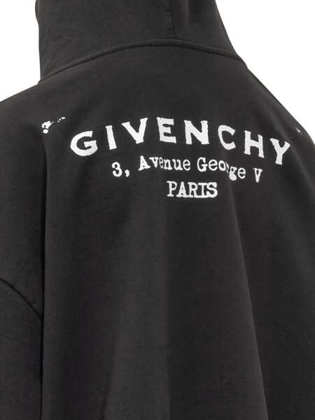 Bluze de trening Givenchy Black Hoodie in cotton BLACK Femei (BM 18967972) 4