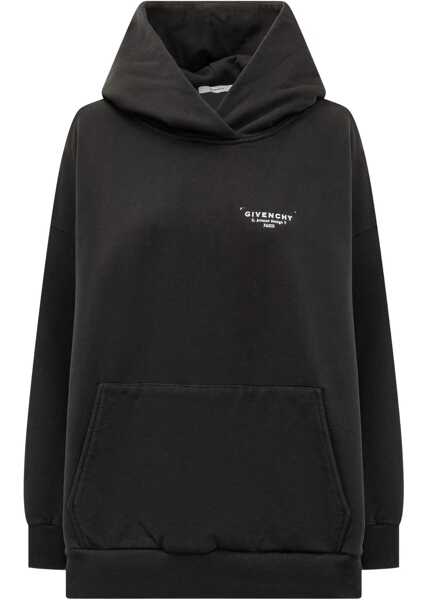 Bluze de trening Givenchy Black Hoodie in cotton BLACK Femei (BM 18967972) 1