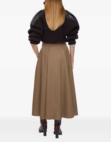 Fuste Burberry Trench Midi Skirt CLAY BROWN Femei (BM 18968002) 2